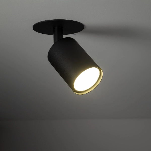 Podtynkowa lampa na wysięgniku Nex 10798 tuba regulowana czarny