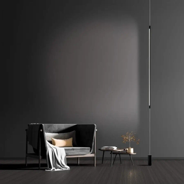 Lampa do salonu wisząca 20184 LED 19W 3000K zwis tubka czarny