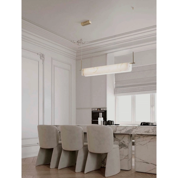 Wisząca lampa nad stół MAIRANA LE44621 LED 35W 3000K belka biała złota