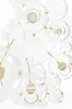 Bubbles lampa wisząca Capri MSE1501100554 LED 70W 3000K przezroczysta złota