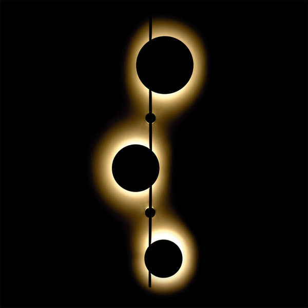 Potrójny kinkiet ścienny Pero K-5325 Kaja do jadalni metalowy biały