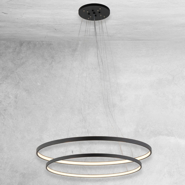 Lampa wisząca ring Agari Multi 5432 Shilo LED 127W 3000K koła czarne