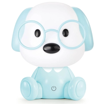 Dekoracyjna lampka nocna PIES KDR-621-BL LED 3W 4000K biała niebieska