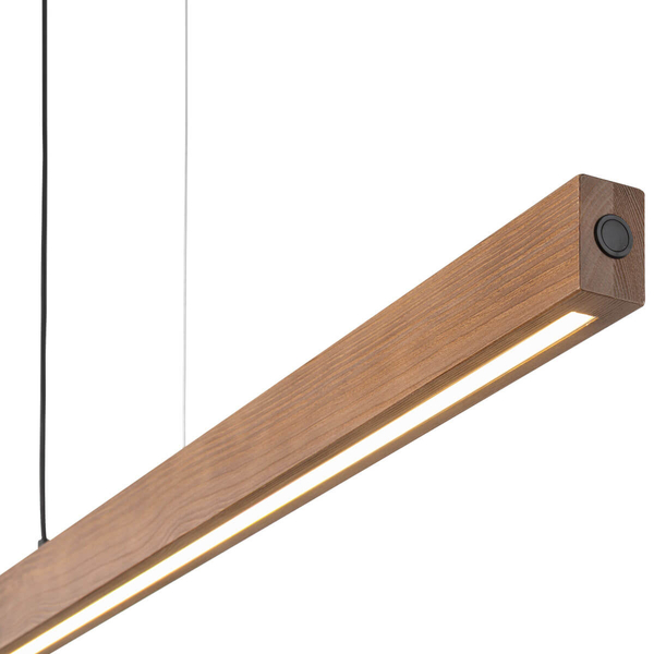 Zwisająca lampa Teo 1449 LED 13W 3000K belka listwa drewniana