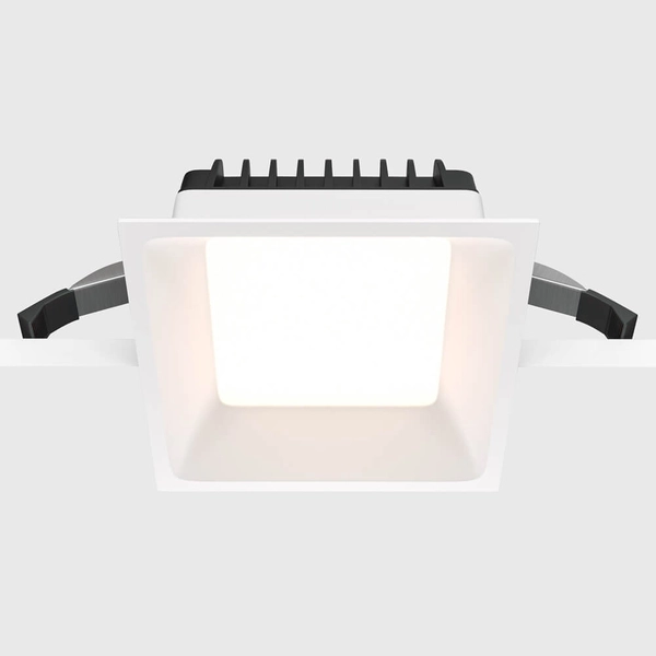 Wpustowa lampa do łazienki Okno DL056-12W3K-W LED 12W 3000K IP44 biała