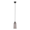 Szklana lampa wisząca TAVENCO LE45210 LED 5W 3000K czarna różowa