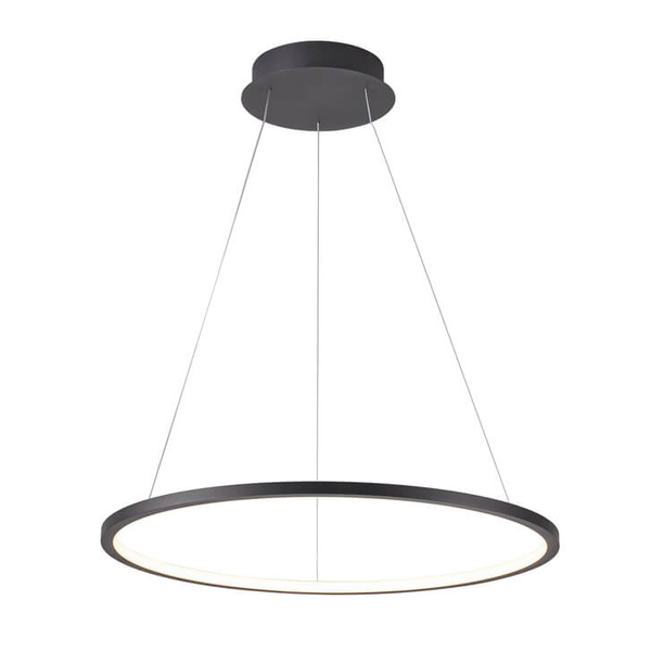 Lampa wisząca Vinola PND-56135B-040RPC-BK-3KS4K Italux LED 24W 3000-4000K czarna