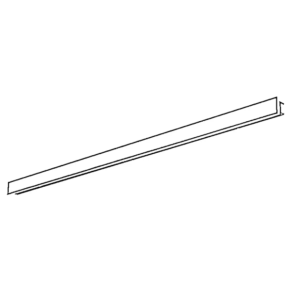 Podłużny kinkiet ścienny BAR T CGBART120WH LED 39W 3000K czarny