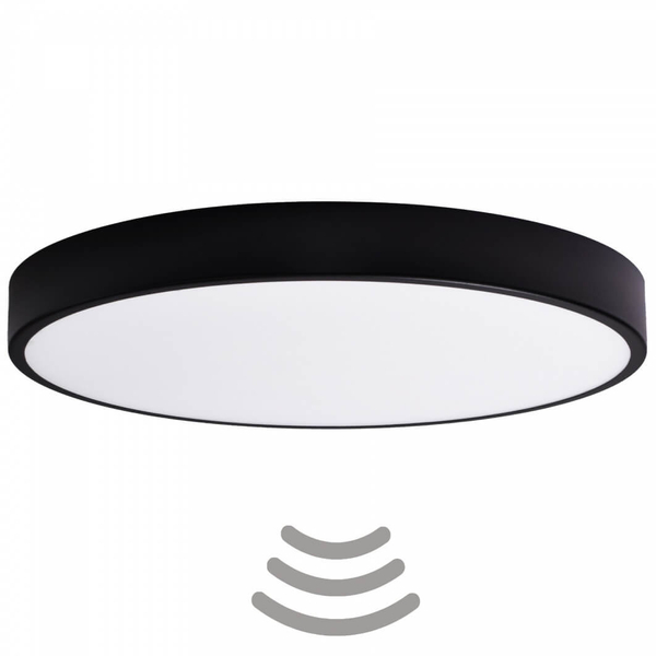 Sufitowa lampa salonowa 137623622037 czarna z sensorem