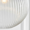Kulista lampa wisząca Brydon 71124 Endon rustykalna mosiądz przezroczysta