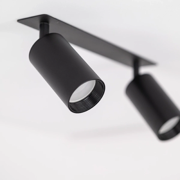 Minimalistyczna lampa sufitowa Amis 10807 ruchome tubki czarne złote