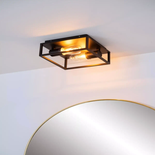 Sufitowa lampa na taras CARLYN 27100/02/30 Lucide IP54 czarny