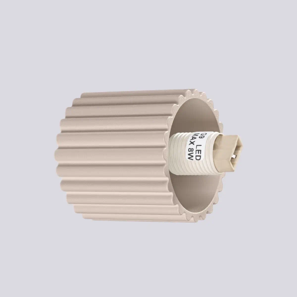 Ścienna lampa kulista HALO SL.1742 do łazienki IP44 kaszmirowa biała