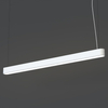 Lampa wisząca podłużna Soft 7537 Nowodvorski do jadalni metalowa biała