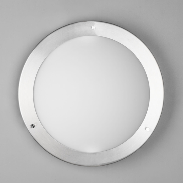 Lampa sufitowa szklana CONDUS 6801011-07 IP44 okrągła srebrny