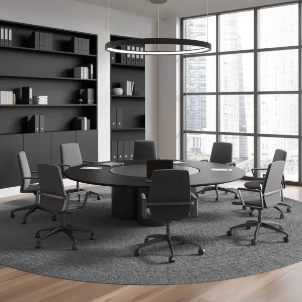 Pierścień wiszący lampa 23035 LED 45W 3000K regulowana czarny