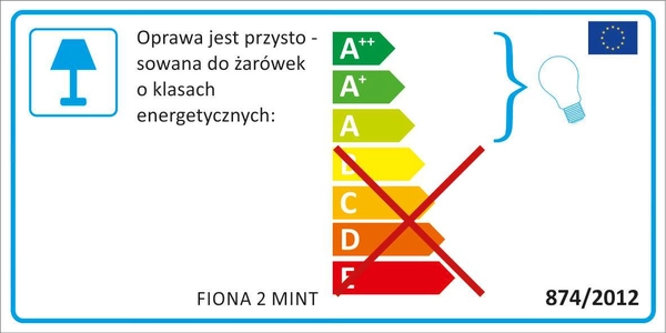 Plafon LAMPA sufitowa FIONA 2 311061 Polux industrialna OPRAWA regulowane reflektorki metalowe miętowe