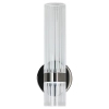 Ryflowana naścienna lampa Ambiente LP-1510/1W GR przezroczysty grafit