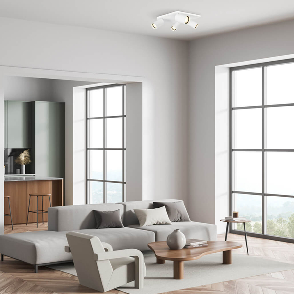 Kuchenna lampa nasufitowa Nesto SPL-23436-4S-WH Italux regulowana biała