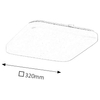 Plafon LAMPA sufitowa ROB 2287 Rabalux kwadratowa OPRAWA metalowa LED 32W 4000K biały