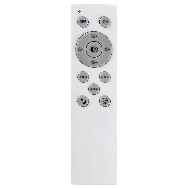 Okrągła LAMPA sufitowa TESIA 3316 Rabalux plafon LED 60W 3000K - 6000K z pilotem czarny