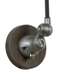 Regulowana LAMPA ścienna HONORE  45252/11/97 Lucide industrialna OPRAWA metalowy kinkiet rdzawy brąz szary