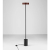 Metalowa lampa podłogowa VIRASORO LE44949 LED 17W 3000K brązowa czarna