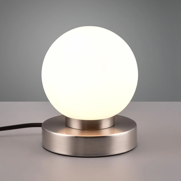 Lampka nocna Prinz R54011001 RL Light kula bańka ball srebrna biała