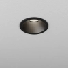 Podtynkowa lampa wpustowa HOLLOW czarna sufitowa LED 6W 3000K IP44 38058-M930-WB-00-12