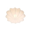 Materiałowa lampa sufitowa Aeron 2412206001 do sypialni biały