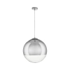 Lampa wisząca nas wyspę Flash MP1238-400 chrome Step ball lustrzana chrom