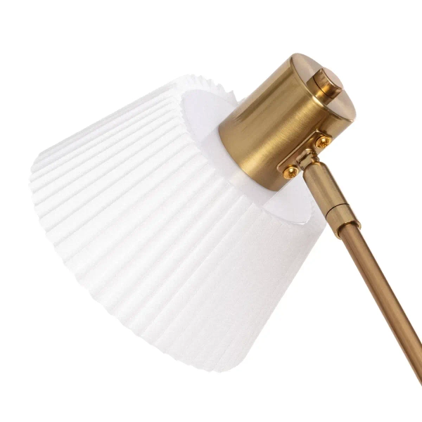 Żyrandol do sypialni Dali ABR-Z6XE14-DALI metalowy złoty biały