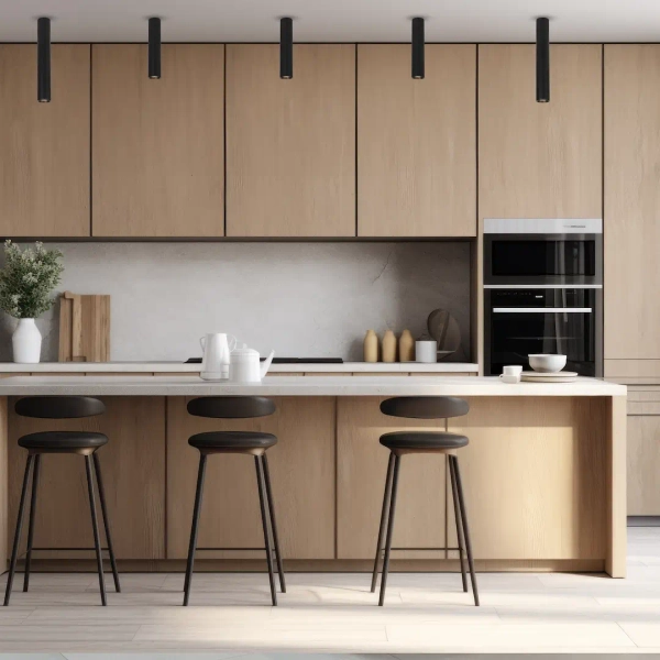 Metalowa lampa sufitowa do kuchni GENESIS ML0387 tuba czarna