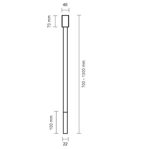 LAMPA sufitowa ALHA N 9306 Shilo tuba OPRAWA downlight sopel