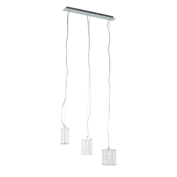 Potrójna lampa zwieszana Crystal X MD61109-3A Italux chrom