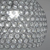 Wisząca lampa salonowa 5159/1 8C kryształowa kopuła chrom