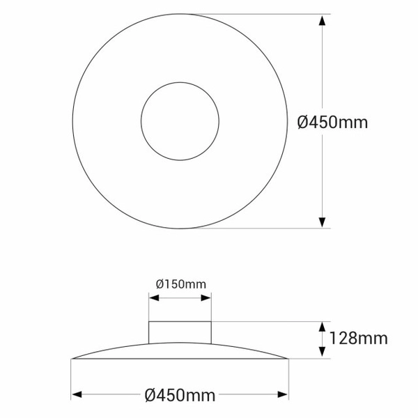 Kinkiet naścienny Retro ABR-KO12W-WOOD LED 12W 2700K drewniany czarny