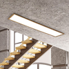 Prostokątny plafon pokojowy Almond 6909 LED 40W 4000K sufitowy drewno
