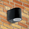 Ogrodowa LAMPA ścienna BOSTON 303349 Polux elewacyjna OPRAWA metalowy KINKIET zewnętrzny na taras IP44 outdoor czarny