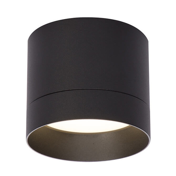 Lampa sufitowa natynkowa Kendal LP-6331/1SM L BK Light Prestige downlight czarny