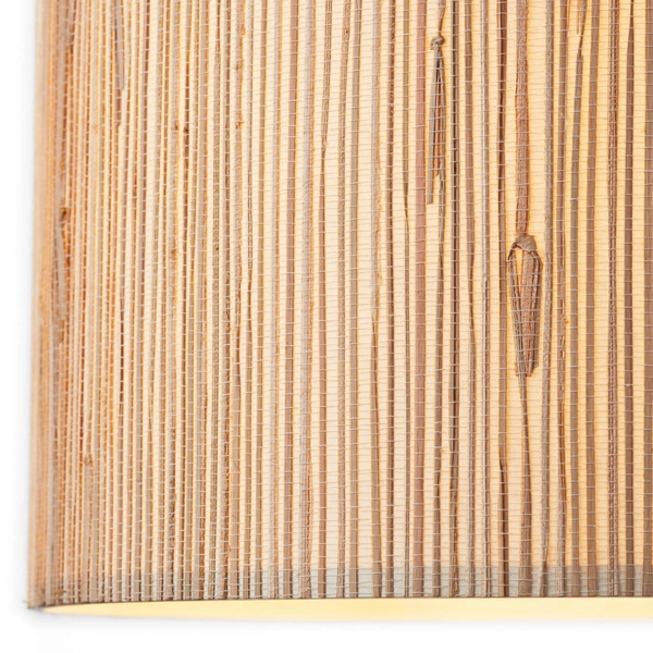 Zwisająca lampa boho Wimea 99428/09 trawa morska tuba beżowa czarna