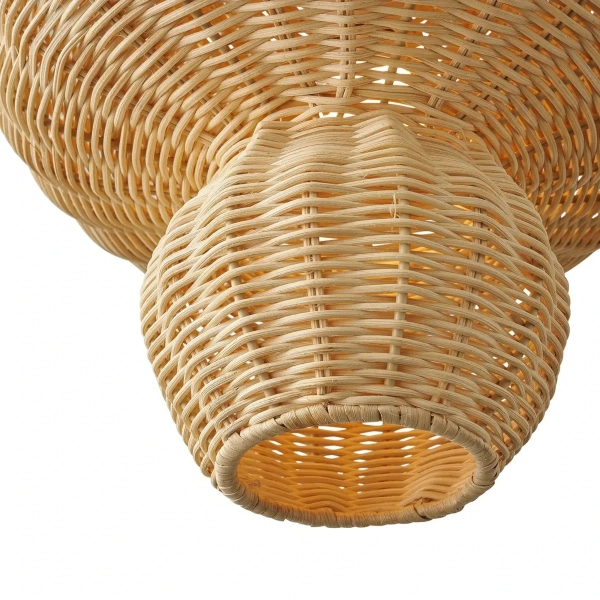 Ratanowa lampa wisząca Allie 2412753060 boho beżowy