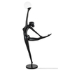 Podłogowa lampa Human Ballerina MSE010100359 Moosee metalowa czarna