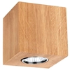 Drewniana LAMPA sufitowa WOODDREAM 2576174 Spotlight ekologiczna OPRAWA skandynawska kostka cube downlight dąb olejowany