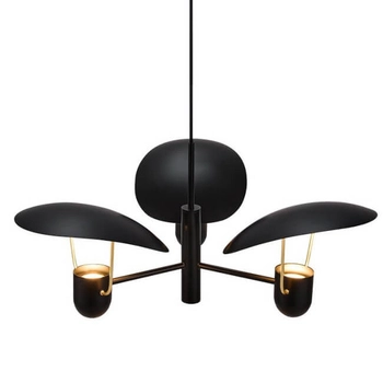 Potrójna lampa wisząca Fabiola 2220223003 do jadalni czarny