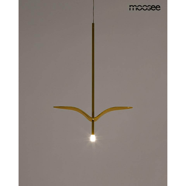 Sypialniana lampa wisząca Gavi MSE1501100340 Moosee LED 5W 3000K złota