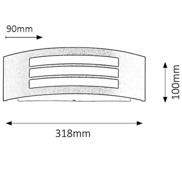 Ogrodowa LAMPA ścienna ROMA 8409 Rabalux metalowa OPRAWA półokrągła elewacyjna IP44 matowa czarna biała