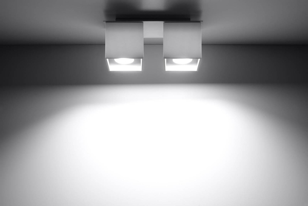 Downlight LAMPA sufitowa SL.0065 metalowa OPRAWA kostki białe
