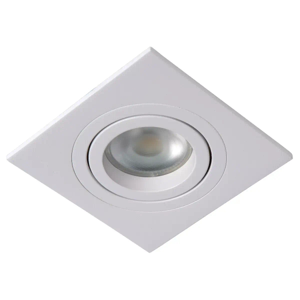 Sufitowe oczkoTUBE 22955/01/31 Lucide do salonu metalowe białe