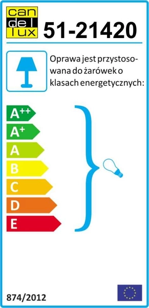 Podłogowa lampa GILLENIA 51-21420 abażurowa stojąca czarna